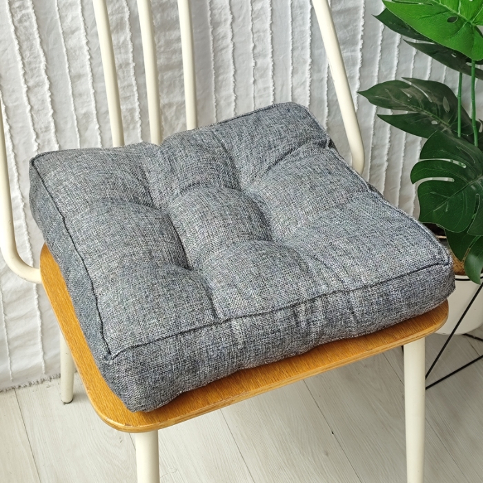 91家纺网 家纺一手货源 找家纺 （总）李帅家居 2025新款加厚立体亚麻坐垫椅子垫抱枕沙发靠垫跨境专供