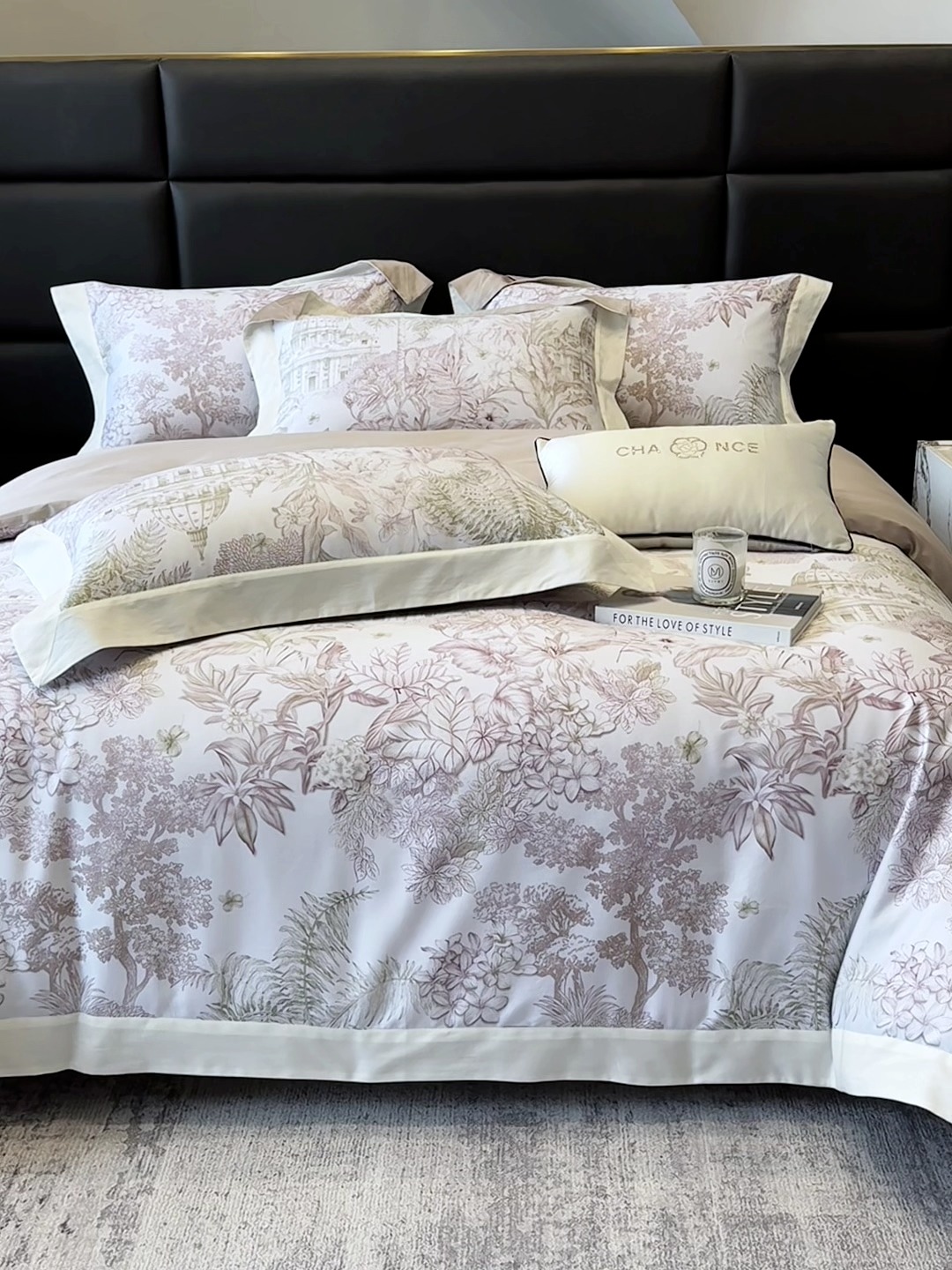 91家纺网 家纺一手货源 找家纺 高档礼盒装50*50S贡缎长绒棉数码印花四件套100%纯棉全棉床单床笠款量大价优 河石咖-斯里兰卡-A类贡缎100%长绒棉