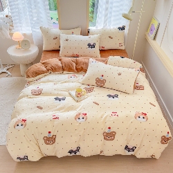 91家纺网 家纺一手货源 找家纺 （总）2025牛奶绒四件套牛奶绒单被套床品套件床单款床笠款牛奶绒套件量大优惠,一帘幽梦,豹纹猫咪,布丁狗,蛋糕猫咪,绿意盎然,炫酷黑猫,炫影蝴蝶,猫咪酱,草莓猫咪,蝴蝶结,咔咔小熊,煤球宝贝,布布萌宠