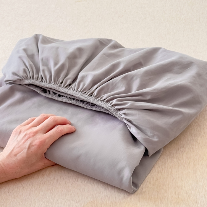 91家纺网 家纺一手货源 找家纺 【苏东来】2025高端100%新疆全棉长绒棉磨毛床笠100支纯色纯棉磨毛单品床笠单件床罩简约ins风单床笠 M灰色单床笠（长绒棉全棉磨毛）