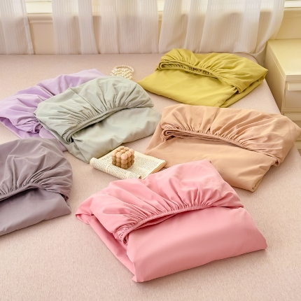 【苏东来】2025高端100%新疆全棉长绒棉磨毛床笠100支纯色纯棉磨毛单品床笠单件床罩简约ins风单床笠 床笠汇总