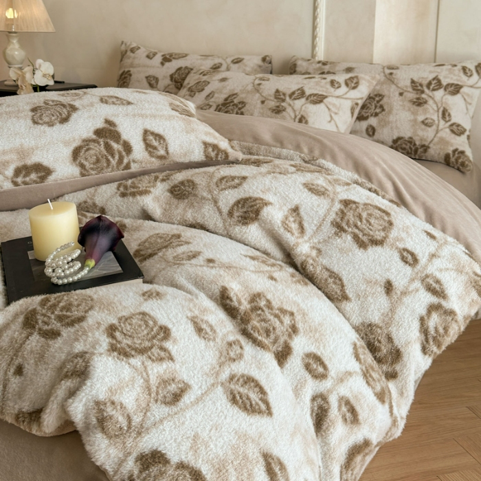 91家纺网 家纺一手货源 找家纺 （总）宜代光年 2025新款澳羊绒保暖四件套