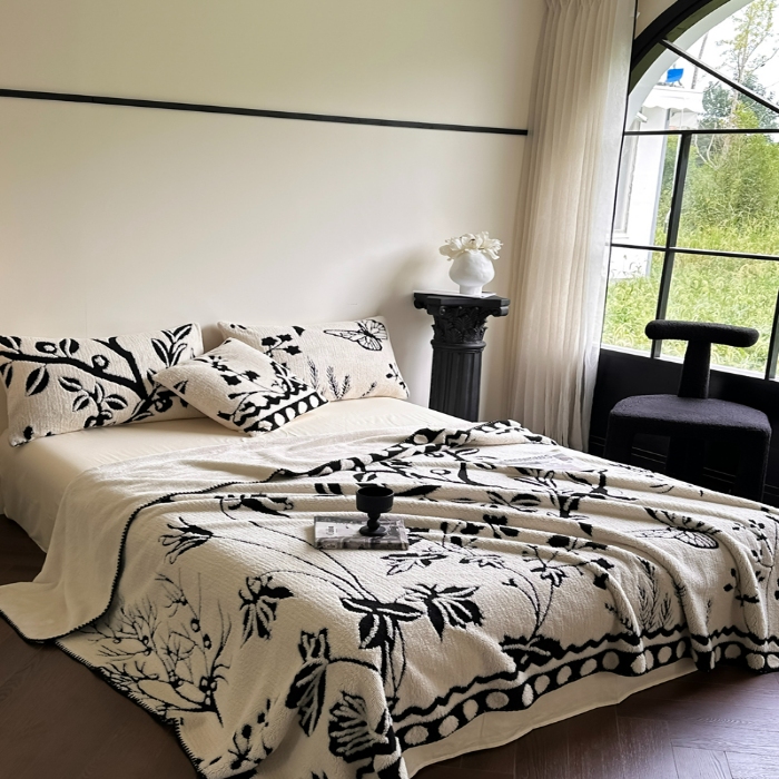 91家纺网 家纺一手货源 找家纺 （总）宜代光年 2025新款阳离子大提花复合绒毯子毛毯