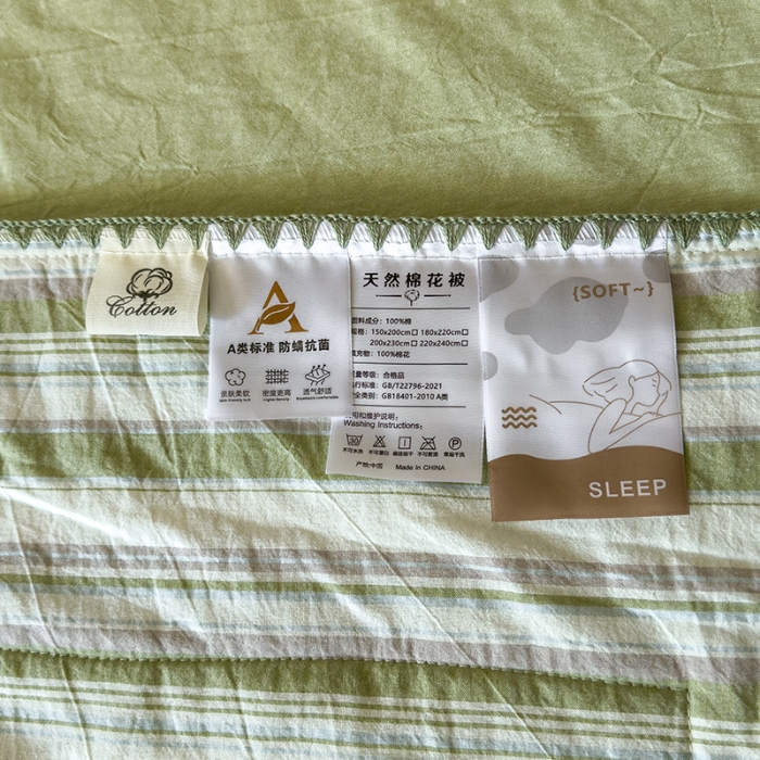 91家纺网 家纺一手货源 找家纺 （总）被窝2025春夏全棉色织水洗棉贝壳边新疆棉花夏被&四件套（提供买家秀）										
