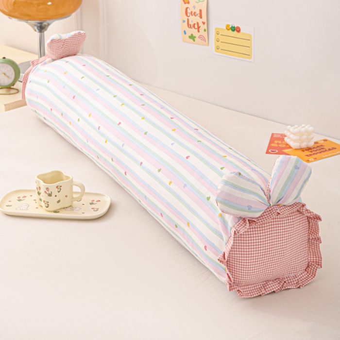 91家纺网 家纺一手货源 找家纺 （总）芯奇想 2025新款全棉双层纱兔子枕芯长新款小清新抱枕