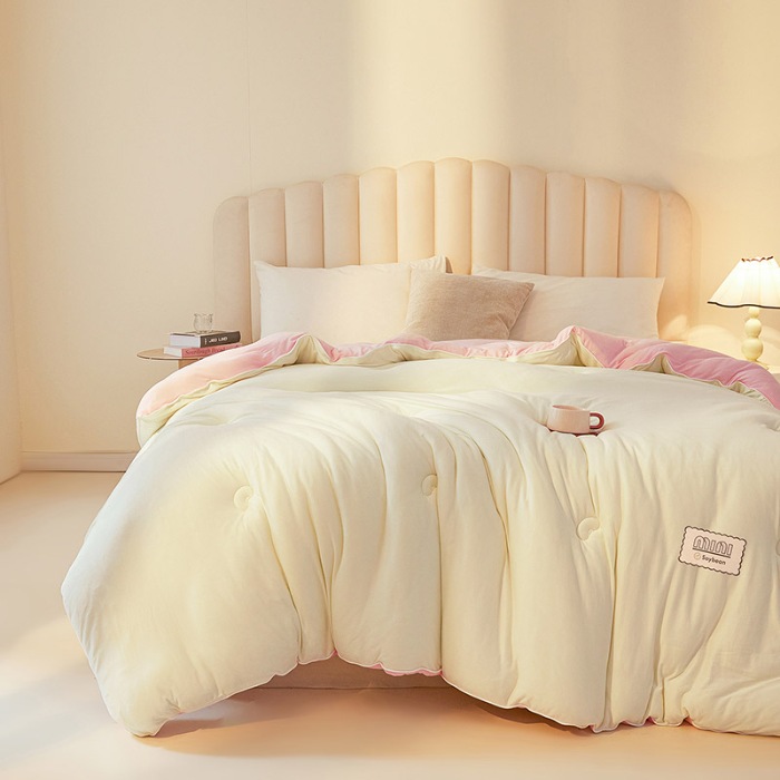 91家纺网 家纺一手货源 找家纺 （总）2026款A类针织棉大豆被芯秋冬保暖被子【有检测报告 有买家秀】