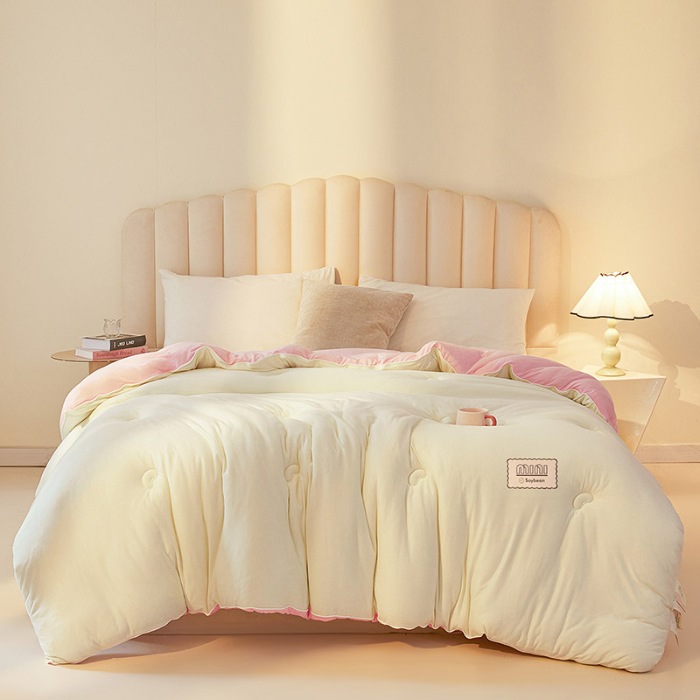 91家纺网 家纺一手货源 找家纺 （总）2026款A类针织棉大豆被芯秋冬保暖被子【有检测报告 有买家秀】