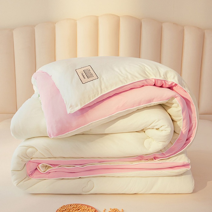 91家纺网 家纺一手货源 找家纺 （总）2026款A类针织棉大豆被芯秋冬保暖被子【有检测报告 有买家秀】