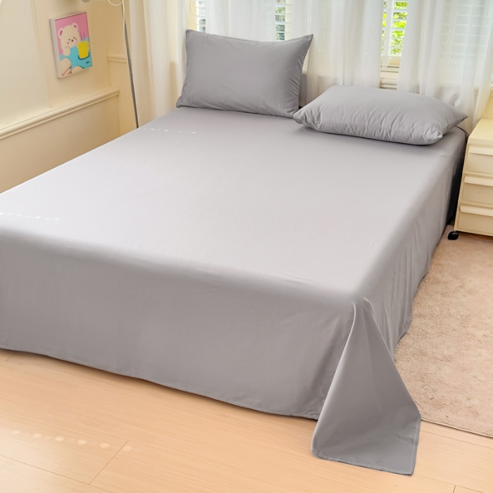 91家纺网 家纺一手货源 找家纺 【苏东来】2025高端100%新疆全棉长绒棉磨毛床单纯色100支纯棉磨毛床单单品件床罩学生单双人床单（一年四季不断货）十年不换款                                    