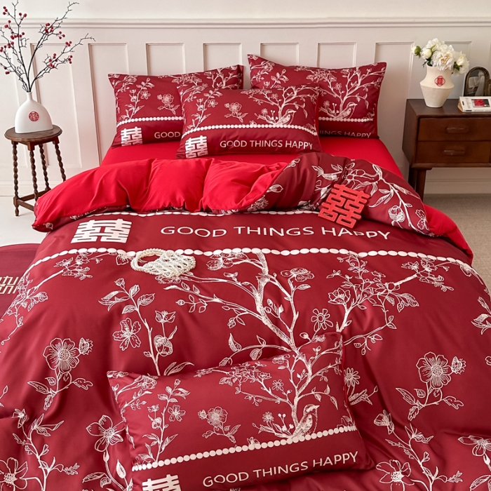 91家纺网 家纺一手货源 找家纺 梵星摄影  婚庆套件拍摄赏析