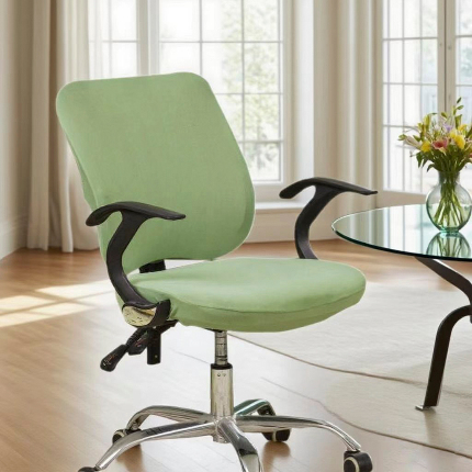 91家纺网 家纺一手货源 找家纺 纯色弹力分体椅套 饭店连体椅套子 素色弹性椅子套