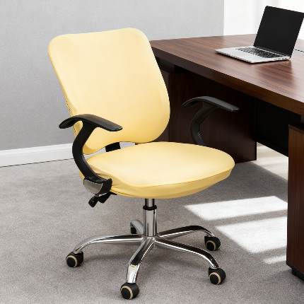 91家纺网 家纺一手货源 找家纺 纯色弹力分体椅套 饭店连体椅套子 素色弹性椅子套