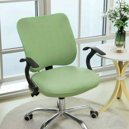 外贸尺寸-纯色弹力分体椅套 饭店连体椅套子 素色弹性椅子套