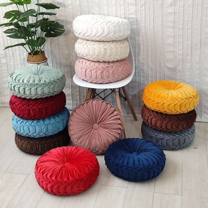 91家纺网 家纺一手货源 找家纺 （总）李帅家居 2025新款车轮抱枕轮胎褶皱抱枕椅垫靠垫创意毛绒南瓜垫子