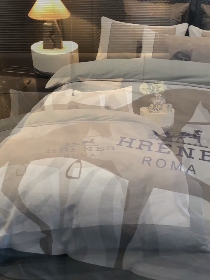 91家纺网 家纺一手货源 找家纺 （总） 2025 专版花型 高克重A类全消光数码印花牛奶绒四件套9斤多-奥弗恩直播首选