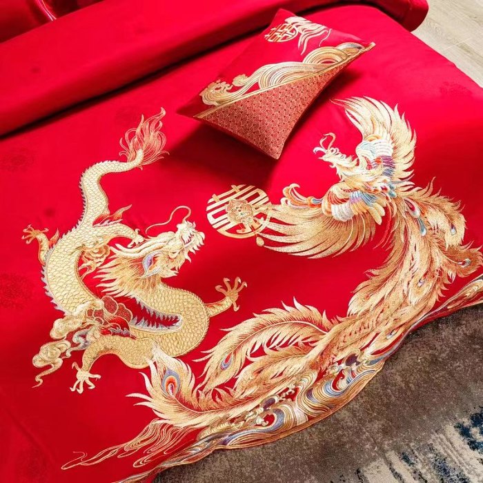 91家纺网 家纺一手货源 找家纺 梦丝语家纺婚庆四件套五件套六件套八件套10件套百支提花原版