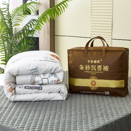 91家纺网 家纺一手货源 找家纺 （总）中医睡眠朱砂沉香被新品功能被私域公域直播会销体销旅销可实验被