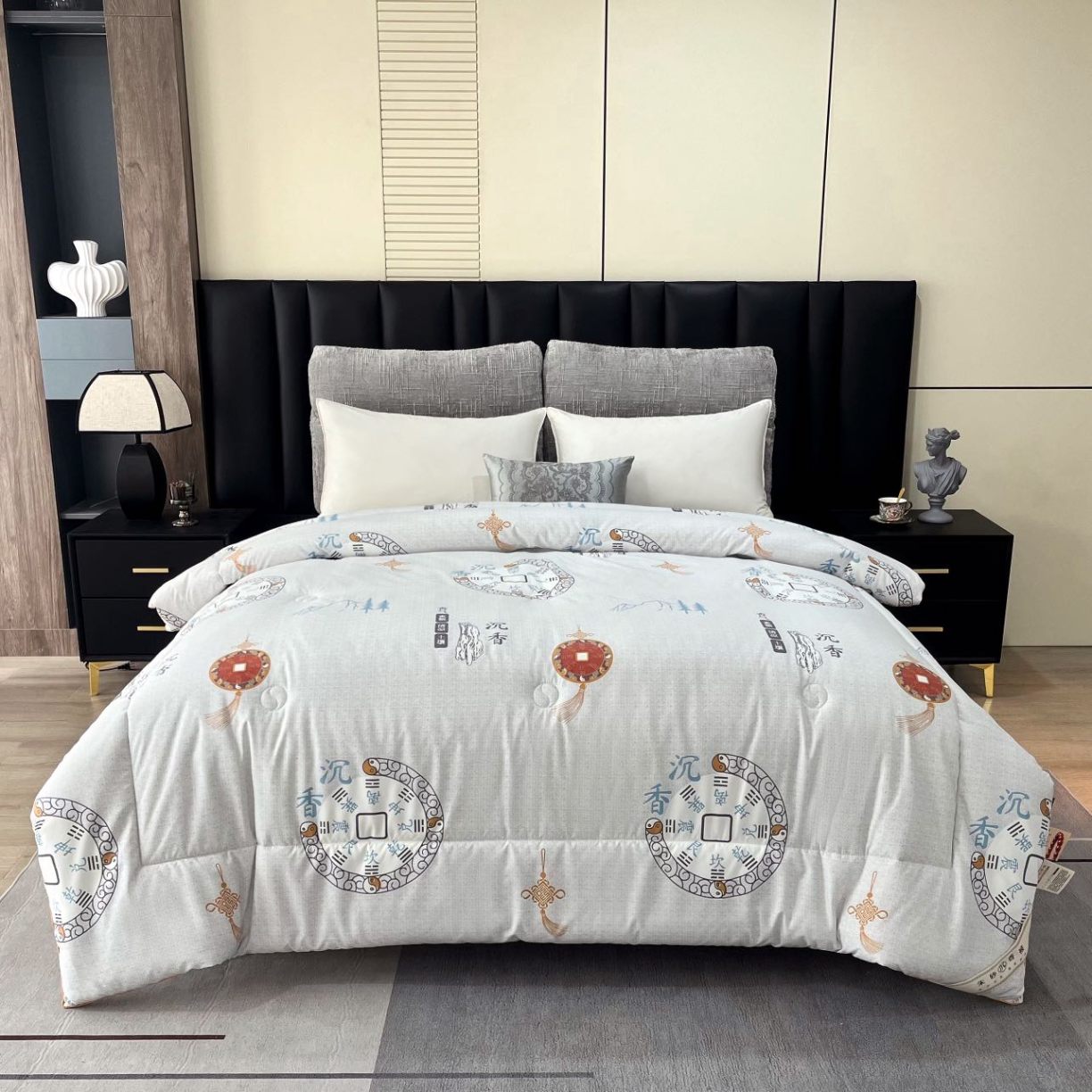 91家纺网 家纺一手货源 找家纺 （总）中医睡眠朱砂沉香被新品功能被私域公域直播会销体销旅销可实验被