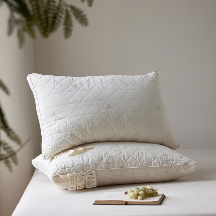 91家纺网 家纺一手货源 找家纺 （总）2026新款 棉麻棉花酒店羽丝绒枕芯枕头 原生态棉花安睡枕芯酒店高弹成人枕芯