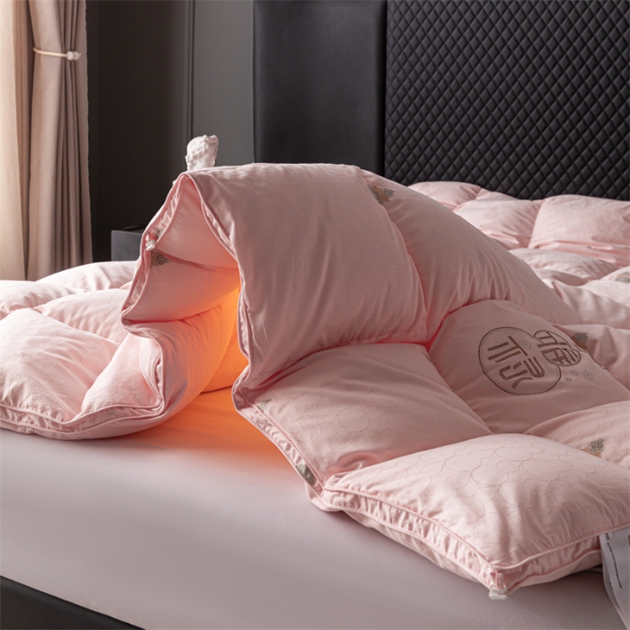 91家纺网 家纺一手货源 找家纺 （总）福禄 羽绒被95白鹅绒被80支全棉双层三防抗菌静音春秋被子被芯加厚冬被 