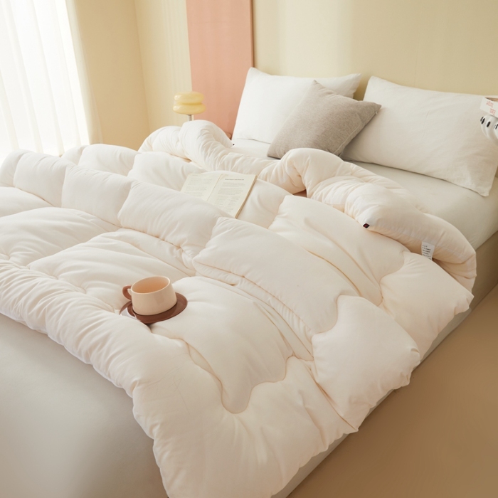 91家纺网 家纺一手货源 找家纺 （总）（有买家秀）2026款超柔磨毛被芯四季被学生单双人柔软舒适秋冬被芯