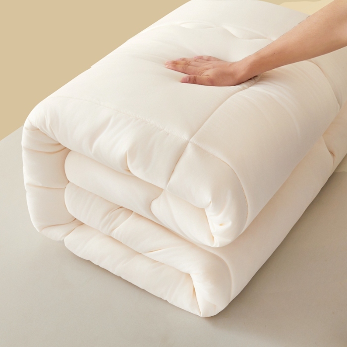 91家纺网 家纺一手货源 找家纺 （总）（有买家秀）2026款超柔磨毛被芯四季被学生单双人柔软舒适秋冬被芯