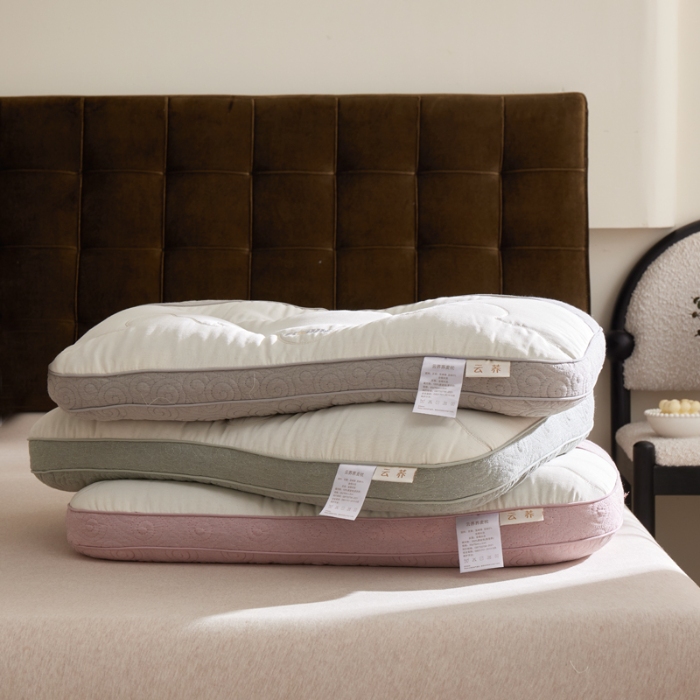 91家纺网 家纺一手货源 找家纺 （总）2026新款棉麻荞麦透气护颈枕芯甜荞麦学生成人明目枕芯酒店低平枕芯枕头