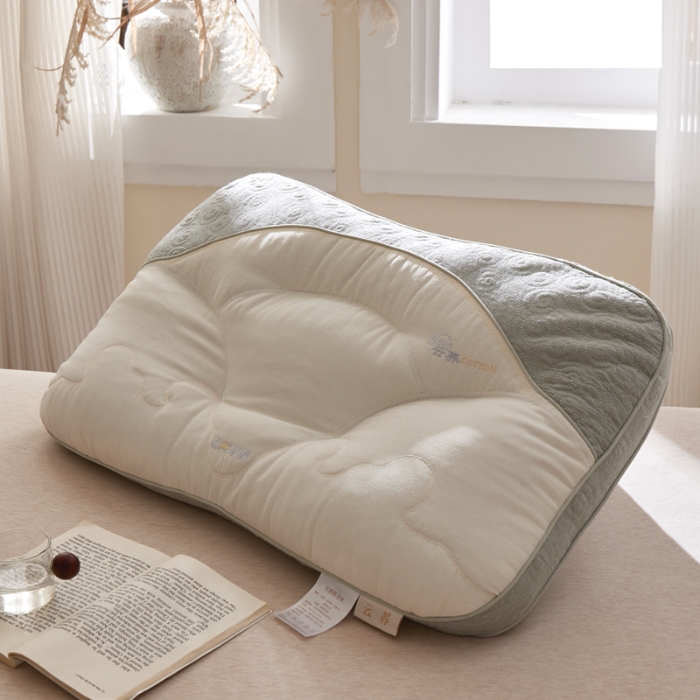 91家纺网 家纺一手货源 找家纺 （总）2026新款棉麻荞麦透气护颈枕芯甜荞麦学生成人明目枕芯酒店低平枕芯枕头