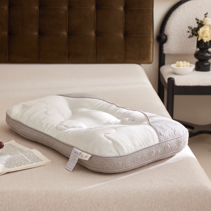 91家纺网 家纺一手货源 找家纺 （总）2026新款棉麻荞麦透气护颈枕芯甜荞麦学生成人明目枕芯酒店低平枕芯枕头