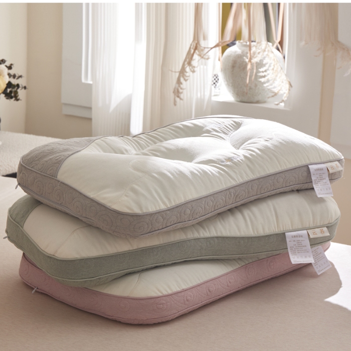 91家纺网 家纺一手货源 找家纺 （总）2026新款棉麻荞麦透气护颈枕芯甜荞麦学生成人明目枕芯酒店低平枕芯枕头