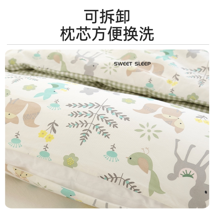 91家纺网 家纺一手货源 找家纺 （总）麦吻儿童家居 2025新款儿童全棉睡袋男孩女孩午托防踢被40支纯棉床品被子睡袋两用可机洗