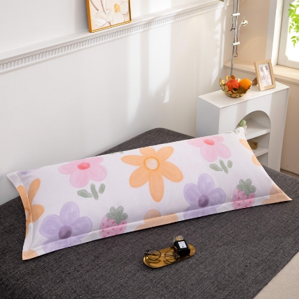 91家纺网 家纺一手货源 找家纺 待下架-D06全棉双人枕套