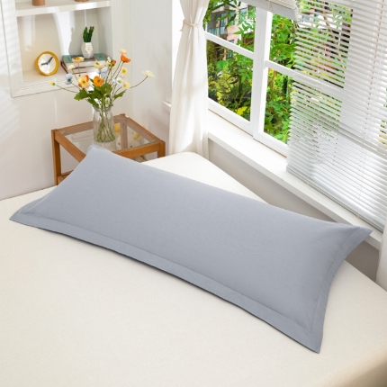 91家纺网 家纺一手货源 找家纺 喜相逢家纺2024新款 D26-双人枕套-纯棉磨毛长枕套全棉磨毛