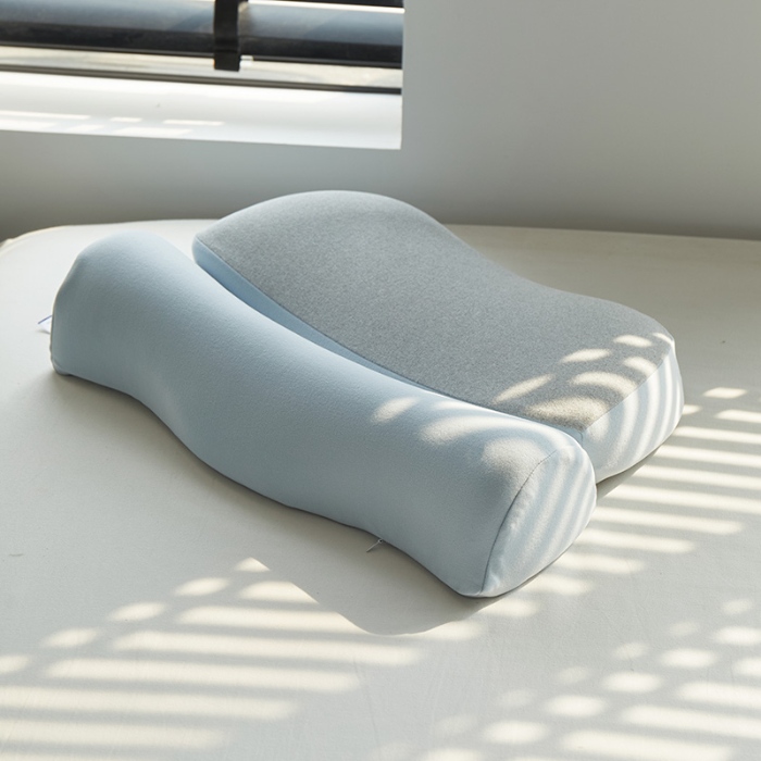 91家纺网 家纺一手货源 找家纺 （总）2026新款 全新升级零压牵引深睡记忆枕芯枕头 零压牵引护颈按摩枕芯牵引记忆枕头