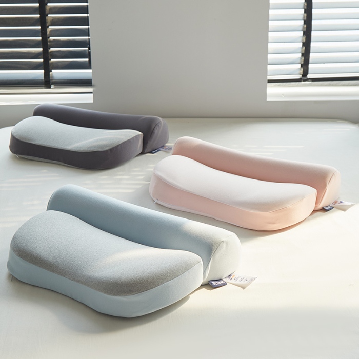 91家纺网 家纺一手货源 找家纺 （总）2026新款 全新升级零压牵引深睡记忆枕芯枕头 零压牵引护颈按摩枕芯牵引记忆枕头