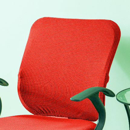 91家纺网 家纺一手货源 找家纺 （总）壹零特色家纺 弹力防水华夫格靠背套 纯色靠背套 办公室靠背套