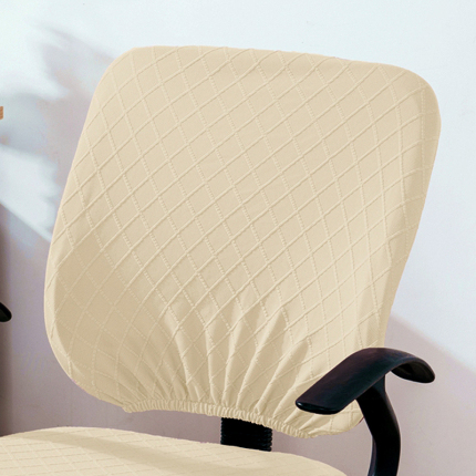 （总）壹零特色家纺 菱形格提花单独靠背套