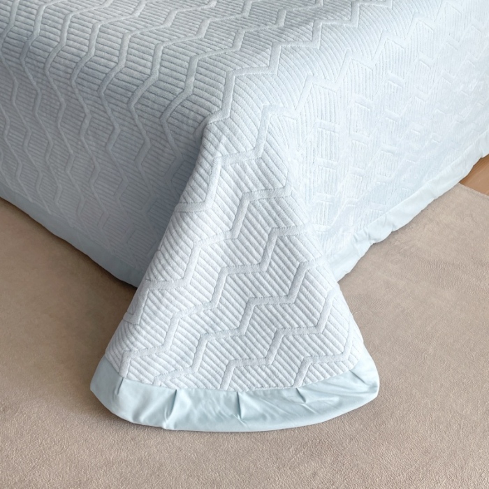 91家纺网 家纺一手货源 找家纺 （总）控价 2025新款 专版花型 高克重9.2斤A类全消光刺绣牛奶绒四件套床盖款-花意浓