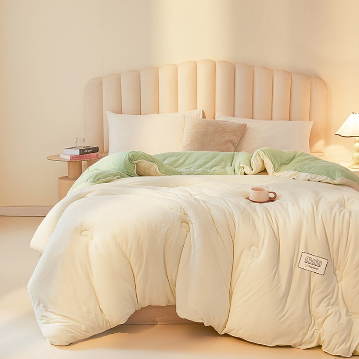 91家纺网 家纺一手货源 找家纺 （总）2026新款A类针织棉大豆被超柔亲肤秋冬保暖被芯【有检测报告 有买家秀】