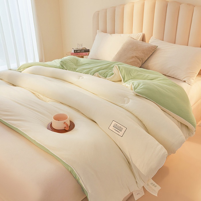 91家纺网 家纺一手货源 找家纺 （总）2026新款A类针织棉大豆被超柔亲肤秋冬保暖被芯【有检测报告 有买家秀】