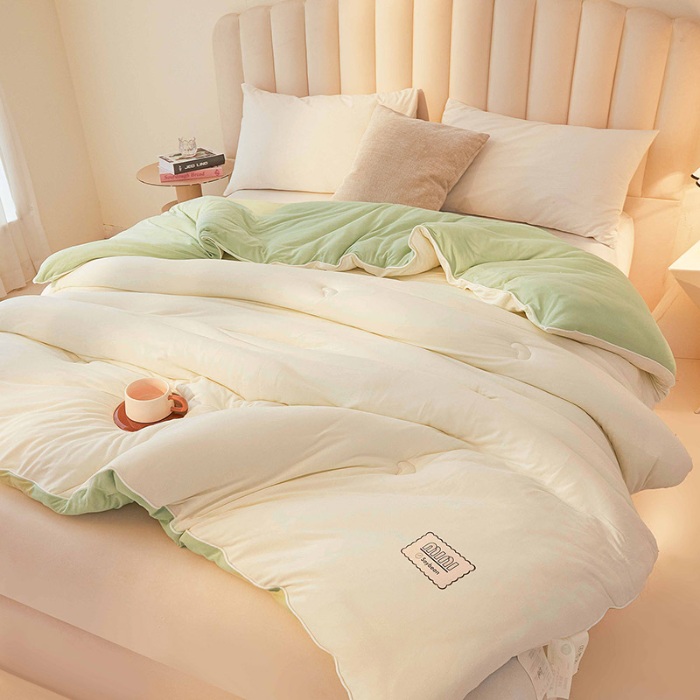 91家纺网 家纺一手货源 找家纺 （总）2026新款A类针织棉大豆被超柔亲肤秋冬保暖被芯【有检测报告 有买家秀】