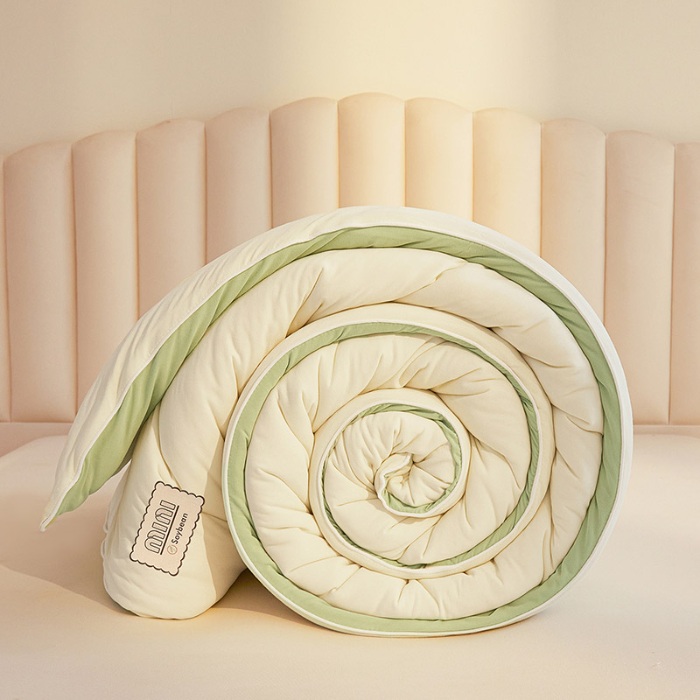 91家纺网 家纺一手货源 找家纺 （总）2026新款A类针织棉大豆被超柔亲肤秋冬保暖被芯【有检测报告 有买家秀】