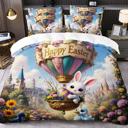 91家纺网 家纺一手货源 找家纺 jit跨境数码印花被套三件套一件代发temu希音集采shein亚马逊速卖通pod模式