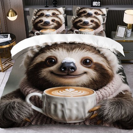 91家纺网 家纺一手货源 找家纺 jit跨境数码印花被套三件套一件代发temu希音集采shein亚马逊速卖通pod模式