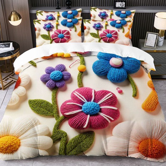 91家纺网 家纺一手货源 找家纺 jit跨境数码印花被套三件套一件代发temu希音集采shein亚马逊速卖通pod模式