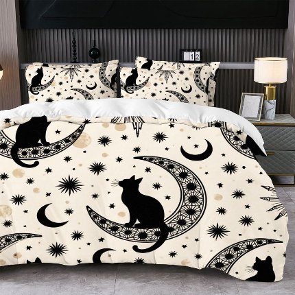 91家纺网 家纺一手货源 找家纺 jit跨境数码印花被套三件套一件代发temu希音集采shein亚马逊速卖通pod模式