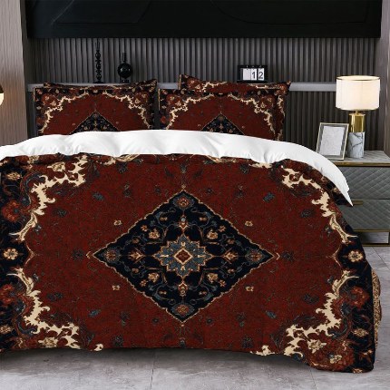 91家纺网 家纺一手货源 找家纺 jit跨境数码印花被套三件套一件代发temu希音集采shein亚马逊速卖通pod模式