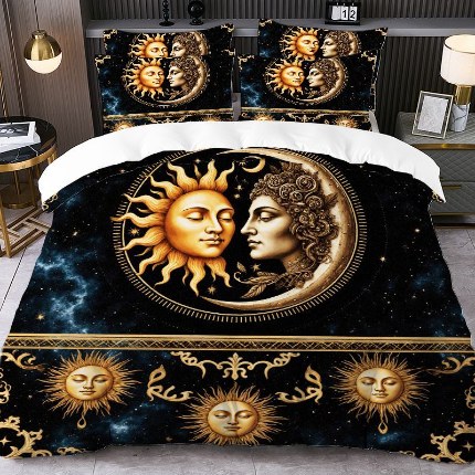 91家纺网 家纺一手货源 找家纺 jit跨境数码印花被套三件套一件代发temu希音集采shein亚马逊速卖通pod模式