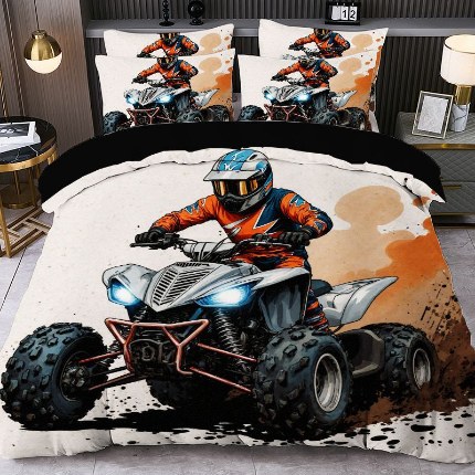 91家纺网 家纺一手货源 找家纺 jit跨境数码印花被套三件套一件代发temu希音集采shein亚马逊速卖通pod模式