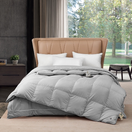 91家纺网 家纺一手货源 找家纺 （总）天木兰 拉链款蚕丝羽绒二合一子母被桑蚕丝被夏凉被鹅绒冬被春秋被子被芯